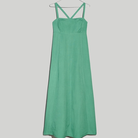 Madewell | Tie-Back Cami Midi Dress - Picture 8 of 8